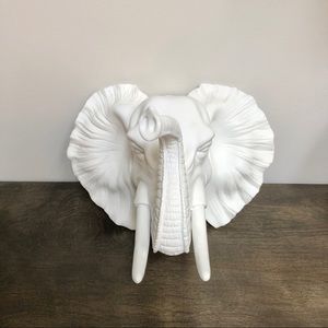 Elephant Head Wall Mount Decor